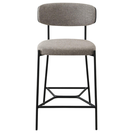 Elison Light Brown Counter Height Bar Stool (Set of 2) by Coaster at Eve Furniture