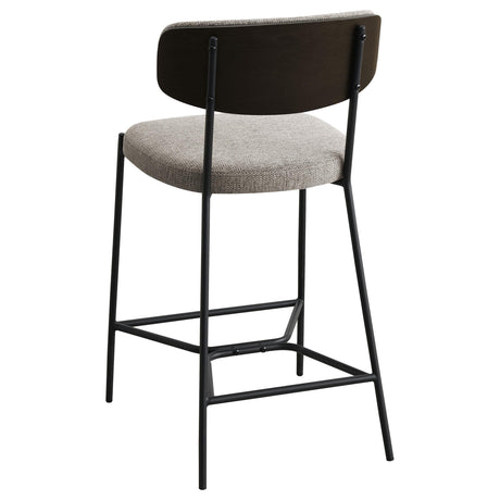Elison Light Brown Counter Height Bar Stool (Set of 2) by Coaster at Eve Furniture