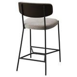 Elison Light Brown Counter Height Bar Stool (Set of 2) by Coaster at Eve Furniture