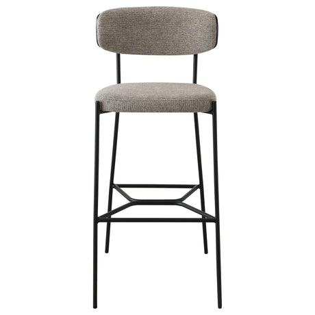 Elison Light Brown Pub Height Bar Stool (Set of 2) by Coaster at Eve Furniture