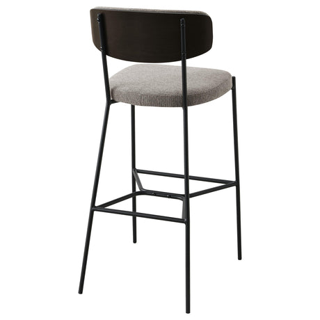 Elison Light Brown Pub Height Bar Stool (Set of 2) by Coaster at Eve Furniture