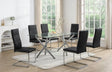 Elite Black 7-Piece Dining Room Set by Happy Homes at Eve Furniture