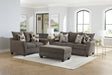Elite Brown Oversized Sofa & Loveseat by Happy Homes at Eve Furniture