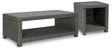 Elite Park Gray Cocktail Table and End Table by Ashley at Eve Furniture