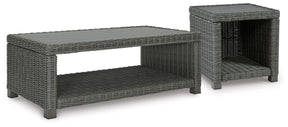 Elite Park Gray Cocktail Table and End Table by Ashley at Eve Furniture