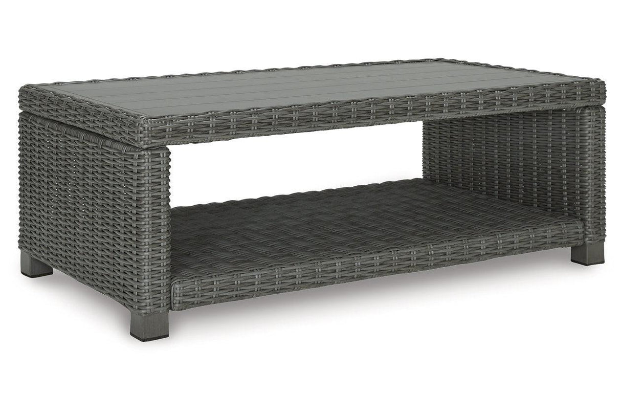 Elite Park Gray Outdoor Coffee Table by Ashley at Eve Furniture
