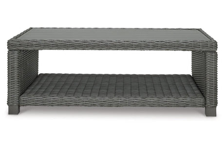 Elite Park Gray Outdoor Coffee Table by Ashley at Eve Furniture