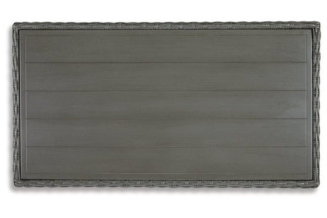 Elite Park Gray Outdoor Coffee Table by Ashley at Eve Furniture