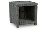 Elite Park Gray Outdoor End Table by Ashley at Eve Furniture