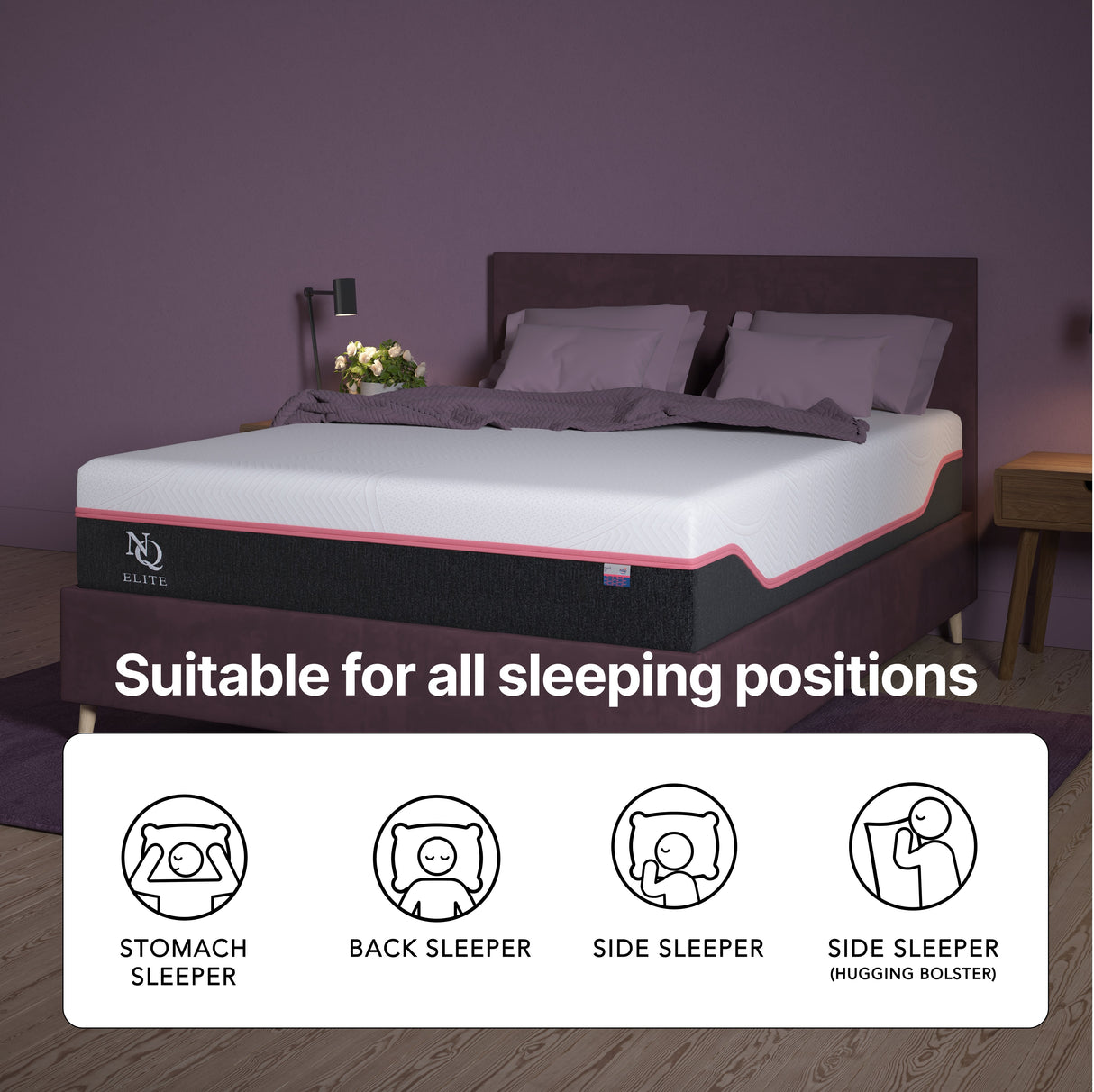 Elite Series Mark Latex Foam Mattress by NapQueen at Eve Furniture