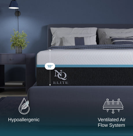 Elite Series Mild Gel Foam Mattress by NapQueen at Eve Furniture