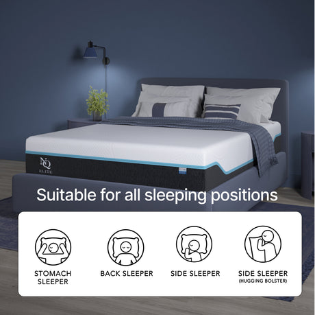 Elite Series Mild Gel Foam Mattress by NapQueen at Eve Furniture