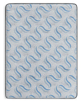 Elite Springs Firm Gray/Blue Full Mattress by Ashley at Eve Furniture