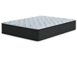Elite Springs Firm Gray/Blue Queen Mattress by Ashley at Eve Furniture