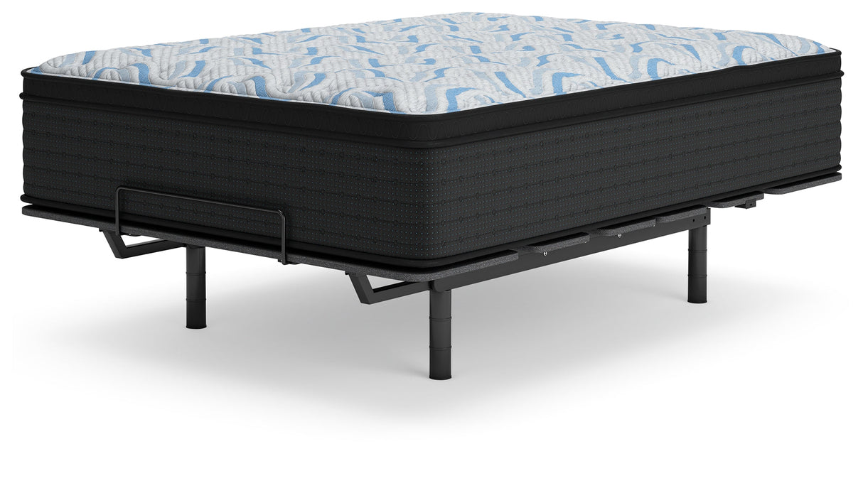 Elite Springs Plush Gray/Blue Full Mattress by Ashley at Eve Furniture