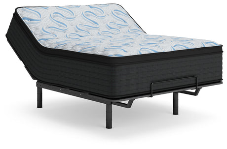 Elite Springs Plush Gray/Blue Full Mattress by Ashley at Eve Furniture