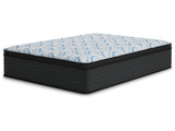 Elite Springs Plush Gray/Blue Full Mattress by Ashley at Eve Furniture