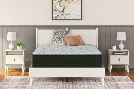 Elite Springs Plush Gray/Blue Twin Mattress by Ashley at Eve Furniture
