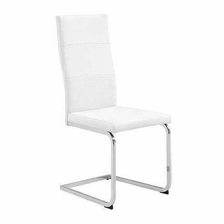 Elite White 7-Piece Dining Room Set by Happy Homes at Eve Furniture