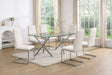 Elite White 7-Piece Dining Room Set by Happy Homes at Eve Furniture
