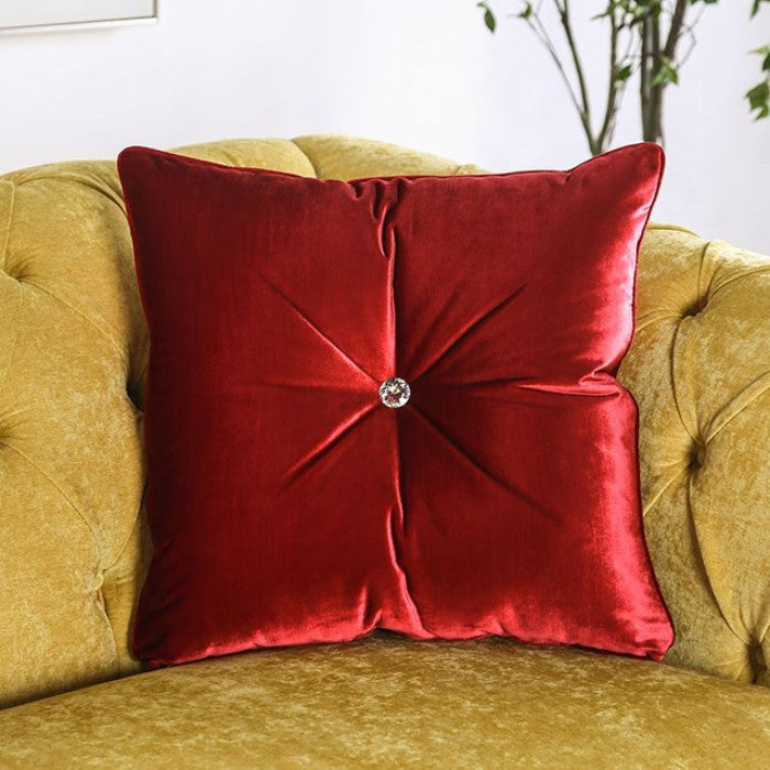 Eliza Royal Yellow/Red Sofa