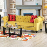 Eliza Royal Yellow/Red Sofa