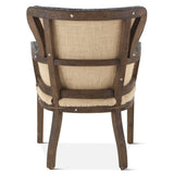 Elizabeth 25" Accent Armchair in Gray Velvet with Exposed Frame by Home Trends & Design at Eve Furniture