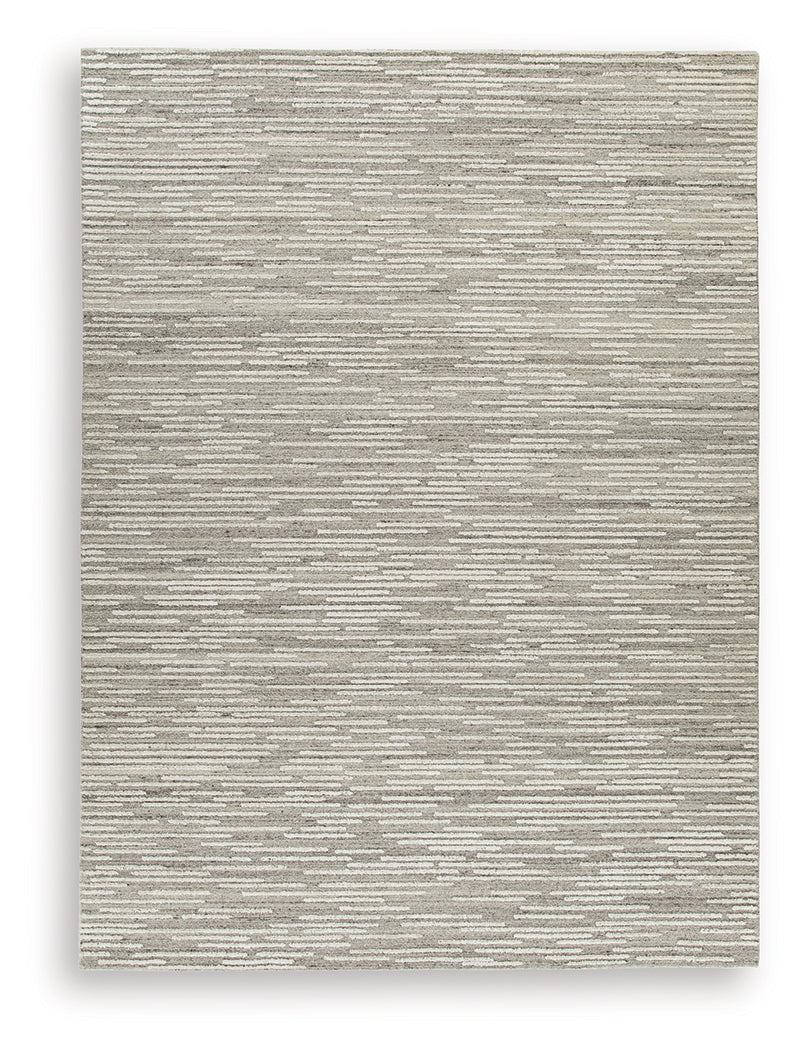 Eljory Gray Extra Large Rug by Ashley at Eve Furniture