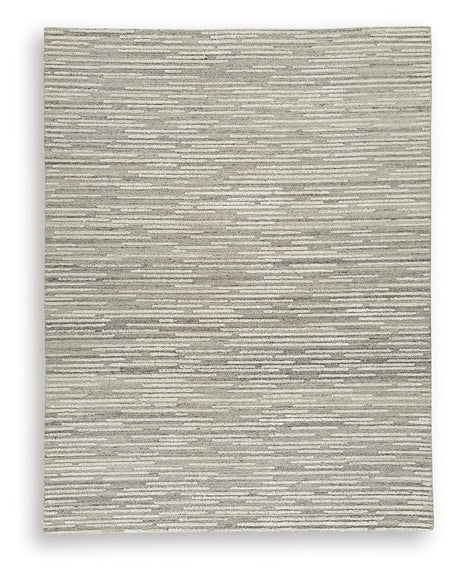 Eljory Gray Large Rug by Ashley at Eve Furniture