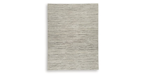 Eljory Gray Large Rug by Ashley at Eve Furniture