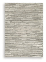 Eljory Gray Medium Rug by Ashley at Eve Furniture