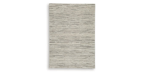 Eljory Gray Medium Rug by Ashley at Eve Furniture