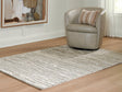 Eljory Gray Medium Rug by Ashley at Eve Furniture