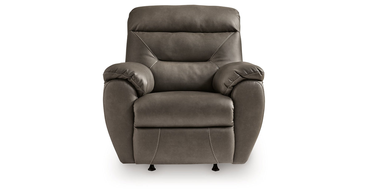 Elksworth Ash Recliner by Ashley at Eve Furniture