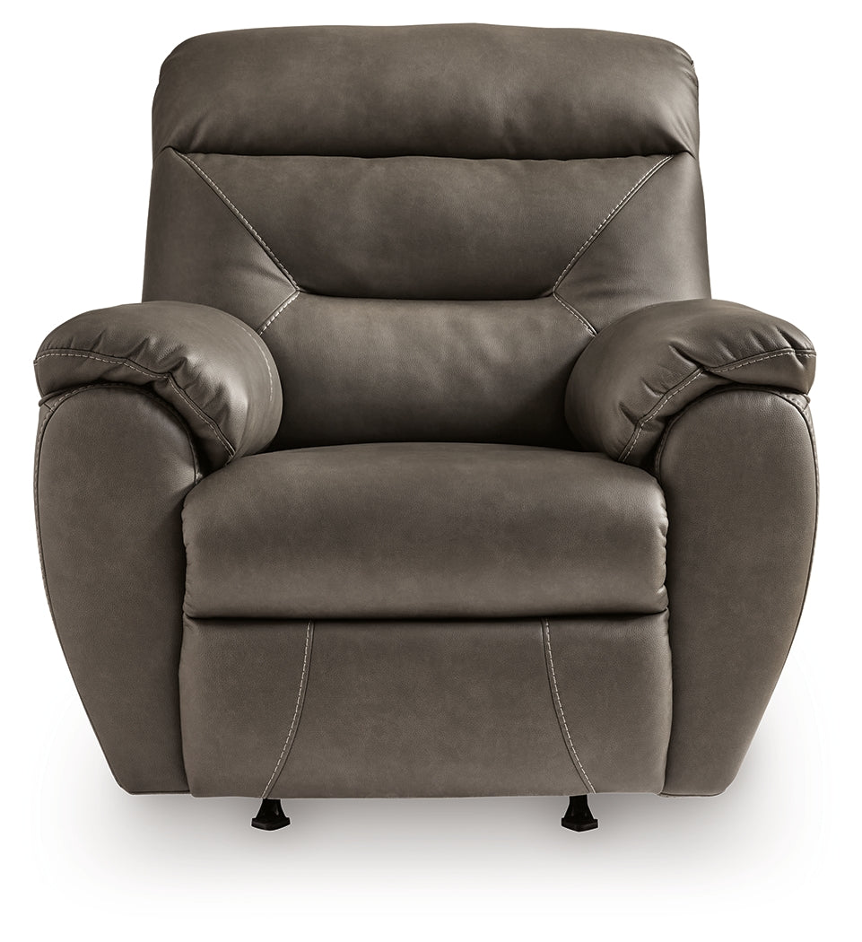 Elksworth Ash Recliner by Ashley at Eve Furniture