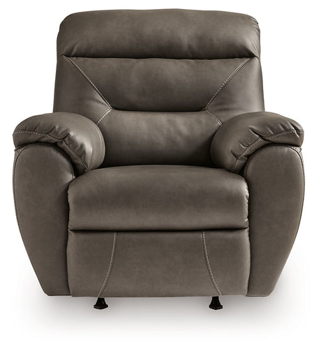 Elksworth Ash Recliner by Ashley at Eve Furniture