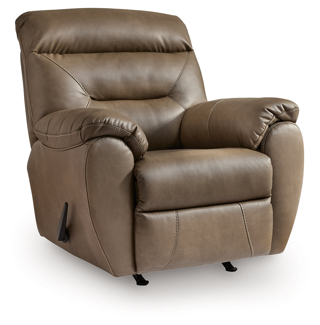 Elksworth Biscotti Recliner by ASHLEY FURNITURE at Eve Furniture