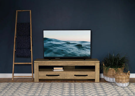 Elkton Mango 2-drawer Engineered Wood 59" TV Stand by Coaster at Eve Furniture