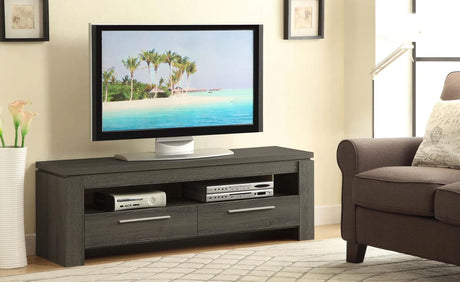 Elkton Weathered Gray 2-Drawer TV Console by Coaster at Eve Furniture