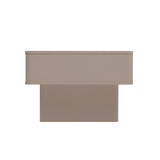 Ella 47.2" Coffee Table in Mocha by Manhattan Comfort at Eve Furniture