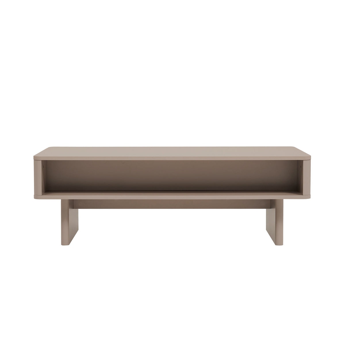 Ella 47.2" Coffee Table in Mocha by Manhattan Comfort at Eve Furniture