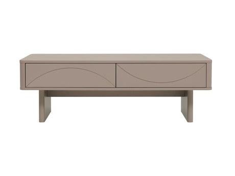Ella 47.2" Coffee Table in Mocha by Manhattan Comfort at Eve Furniture