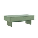 Ella 47.2" Coffee Table in Sage Green by Manhattan Comfort at Eve Furniture