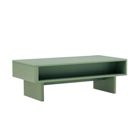 Ella 47.2" Coffee Table in Sage Green by Manhattan Comfort at Eve Furniture