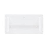 Ella 47.2" Coffee Table in White by Manhattan Comfort at Eve Furniture