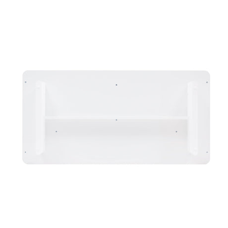 Ella 47.2" Coffee Table in White by Manhattan Comfort at Eve Furniture