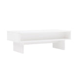 Ella 47.2" Coffee Table in White by Manhattan Comfort at Eve Furniture