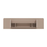 Ella 59" TV Stand in Mocha by Manhattan Comfort at Eve Furniture
