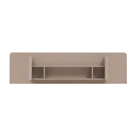 Ella 59" TV Stand in Mocha by Manhattan Comfort at Eve Furniture