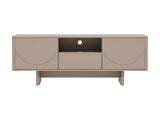 Ella 59" TV Stand in Mocha by Manhattan Comfort at Eve Furniture